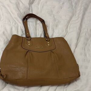 Coach Brown Leather Shoulder Bag